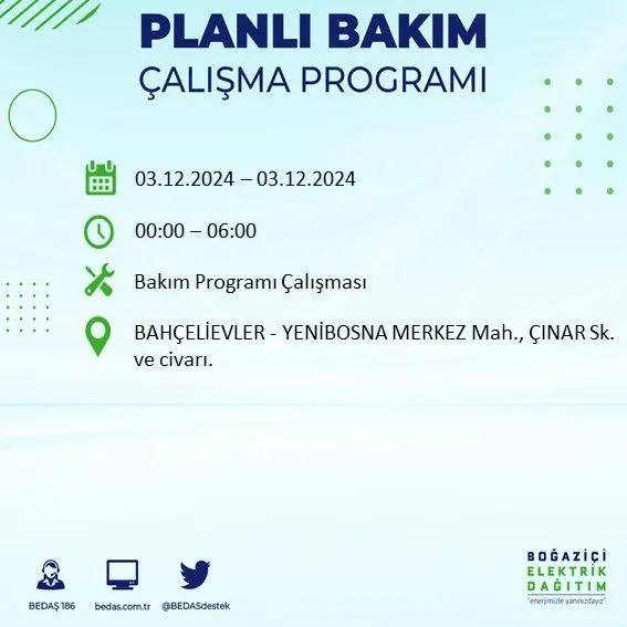 İstanbullular dikkat: Yarın o ilçelerde elektrik kesintisi yaşanacak 2