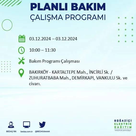 İstanbullular dikkat: Yarın o ilçelerde elektrik kesintisi yaşanacak 3