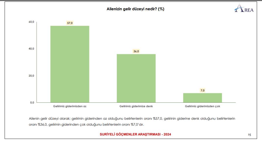 Suriyeliler Araştırması: Yüzde 60'ı dönmeyi düşünmüyor, yüzde 52'si sosyal yardım alıyor 7