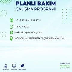 BEDAŞ duyurdu: İstanbullular dikkat elektrik kesintisi yaşanacak 29