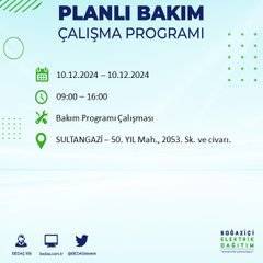 BEDAŞ duyurdu: İstanbullular dikkat elektrik kesintisi yaşanacak 44