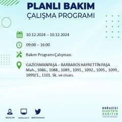 BEDAŞ duyurdu: İstanbullular dikkat elektrik kesintisi yaşanacak 39