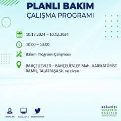 BEDAŞ duyurdu: İstanbullular dikkat elektrik kesintisi yaşanacak 18