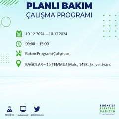 BEDAŞ duyurdu: İstanbullular dikkat elektrik kesintisi yaşanacak 11