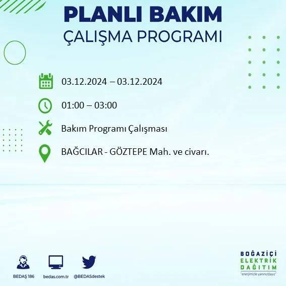 İstanbullular dikkat: Yarın o ilçelerde elektrik kesintisi yaşanacak 12