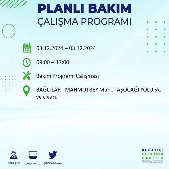 İstanbullular dikkat: Yarın o ilçelerde elektrik kesintisi yaşanacak 13