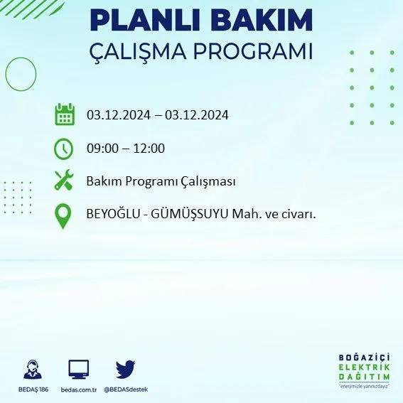 İstanbullular dikkat: Yarın o ilçelerde elektrik kesintisi yaşanacak 43