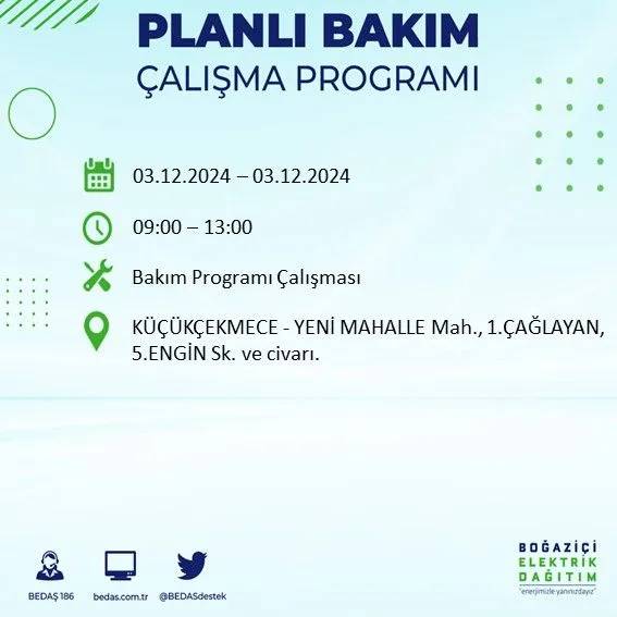 İstanbullular dikkat: Yarın o ilçelerde elektrik kesintisi yaşanacak 32