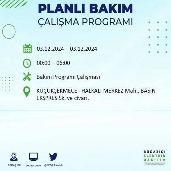 İstanbullular dikkat: Yarın o ilçelerde elektrik kesintisi yaşanacak 31