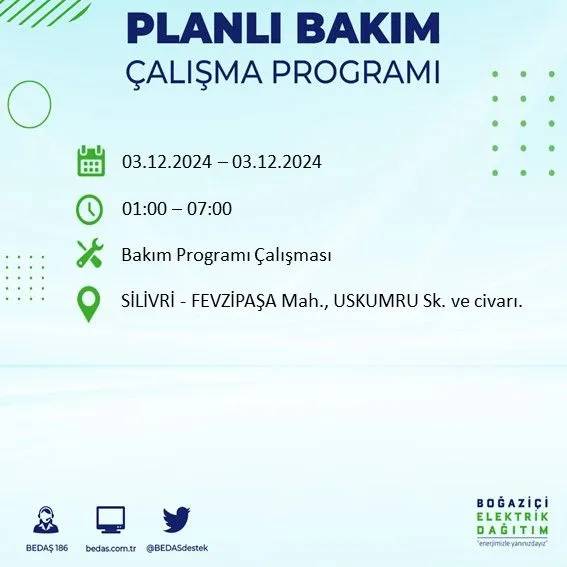 İstanbullular dikkat: Yarın o ilçelerde elektrik kesintisi yaşanacak 50