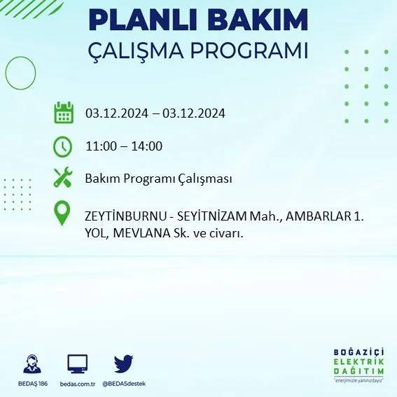 İstanbullular dikkat: Yarın o ilçelerde elektrik kesintisi yaşanacak 48