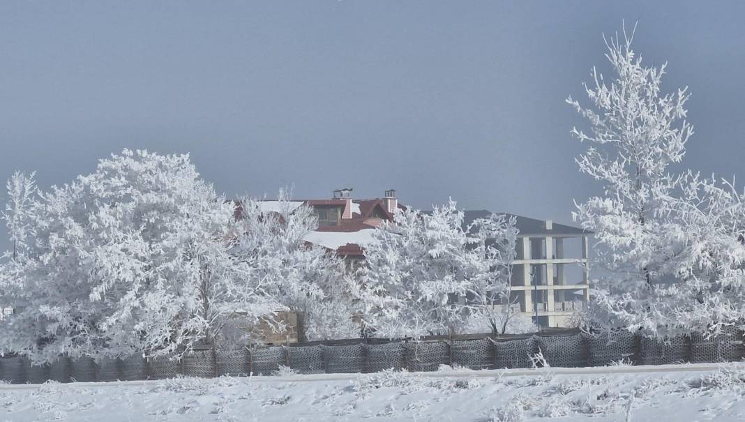 Doğu'dan zemheri manzaraları: Sıcaklık eksi 23 dereceye düştü 4