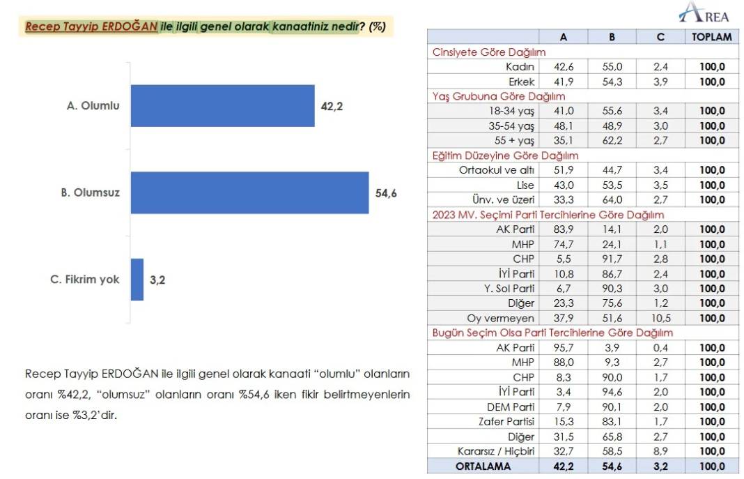 Erdoğan son ankette çakıldı: Sonuçlar paylaşıldı 5