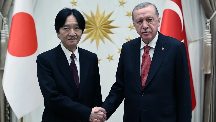 Japonya Veliaht Prensi resmi törenle karşılandı: Erdoğan ile görüştü