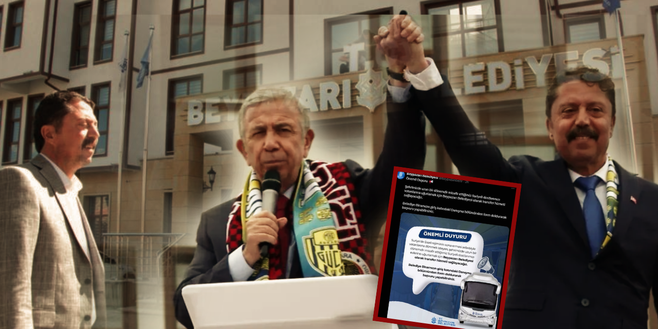 Beypazarı Belediyesi'nden Suriye'ye geri dönüş için transfer hizmeti