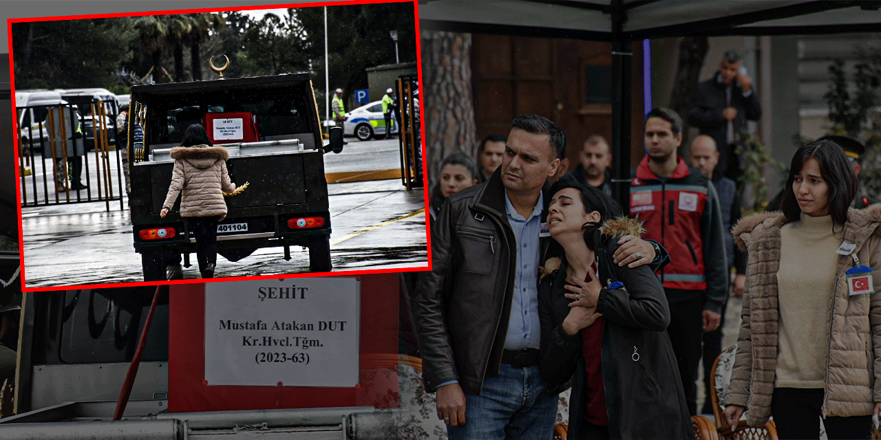 İzmir'de acı gün: Şehidin kardeşi cenaze aracının peşinden koştu
