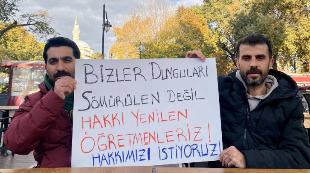 Öğretmenlerin yürüyüşüne Valilik engeli: Bizi görmezden gelemezsiniz