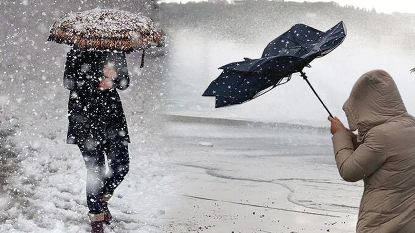 Haftasonu planından önce dikkat: Meteoroloji'den kar, fırtına ve sağanak uyarısı