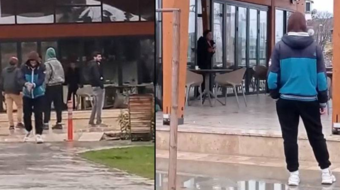 Kadına falçatayla saldırıp kendi boğazını kesti: 3 yaralı