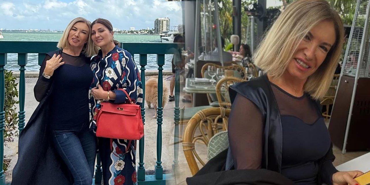 Sibel Can Miami'deki sosyetik emlakçıyı ziyaret etti: Lüks hediyesini götürmeyi de ihmal etmedi