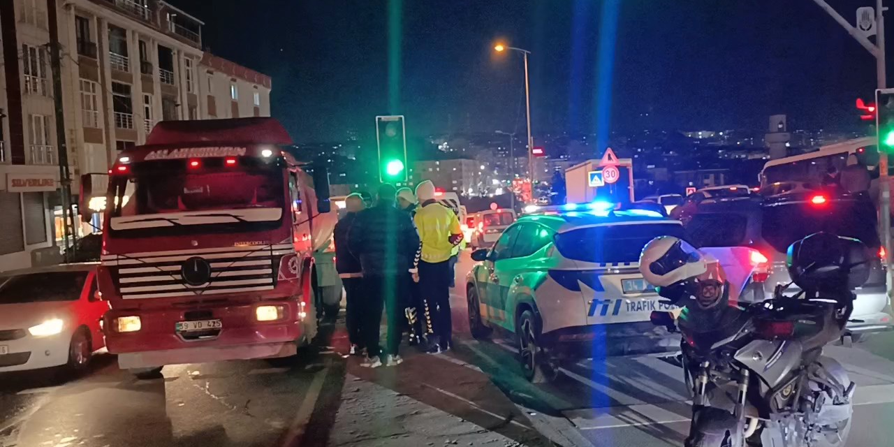 15 yaşındaki kızı ezen tanker sürücüsü firarda