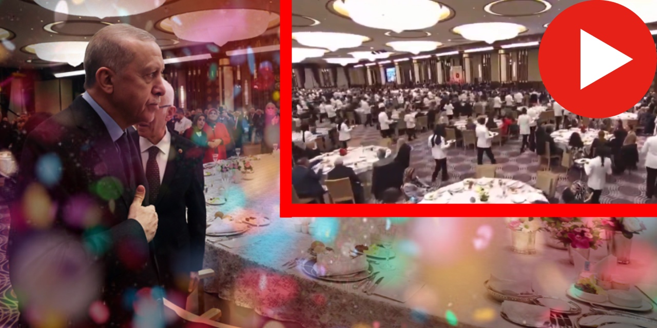 Erdoğan'ın emeklilere garson gösterisine tepkiler sürüyor: Zam yok şov yiyin!