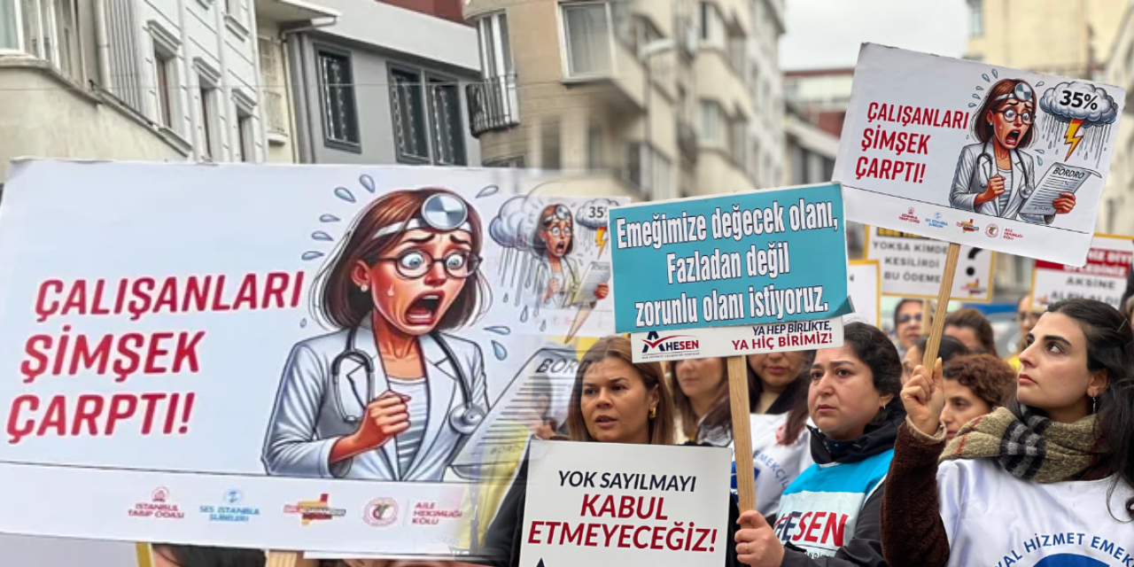 Sağlıkçılar sokağa indi: Dünyanın hiç bir yerinde bu eziyet yok