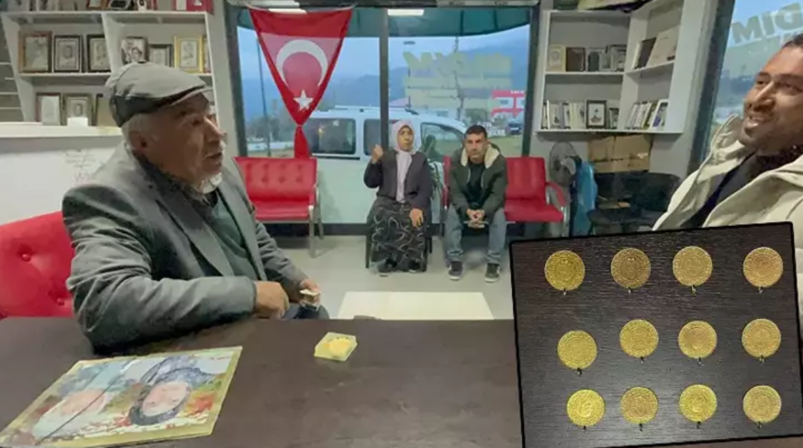 Dolabın içinde unuttuğu altınlar geri geldi