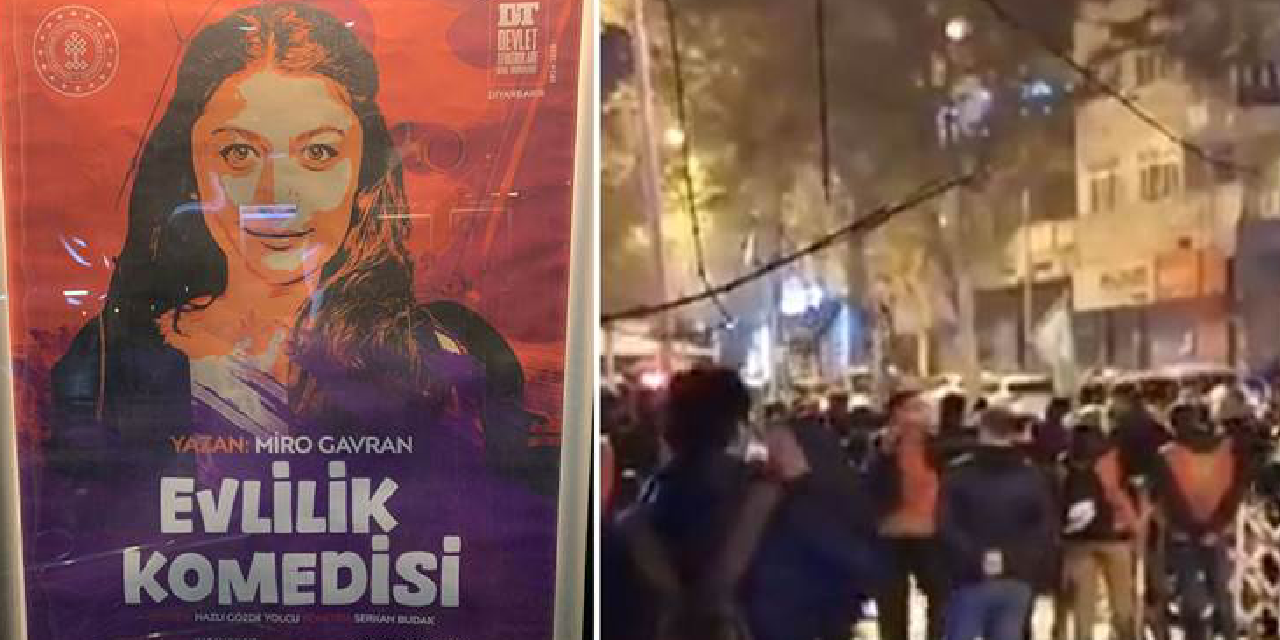 HÜDA-PAR'lılar tekbirlerle devlet tiyatrosunu bastı: Oyunun ismi değiştirildi