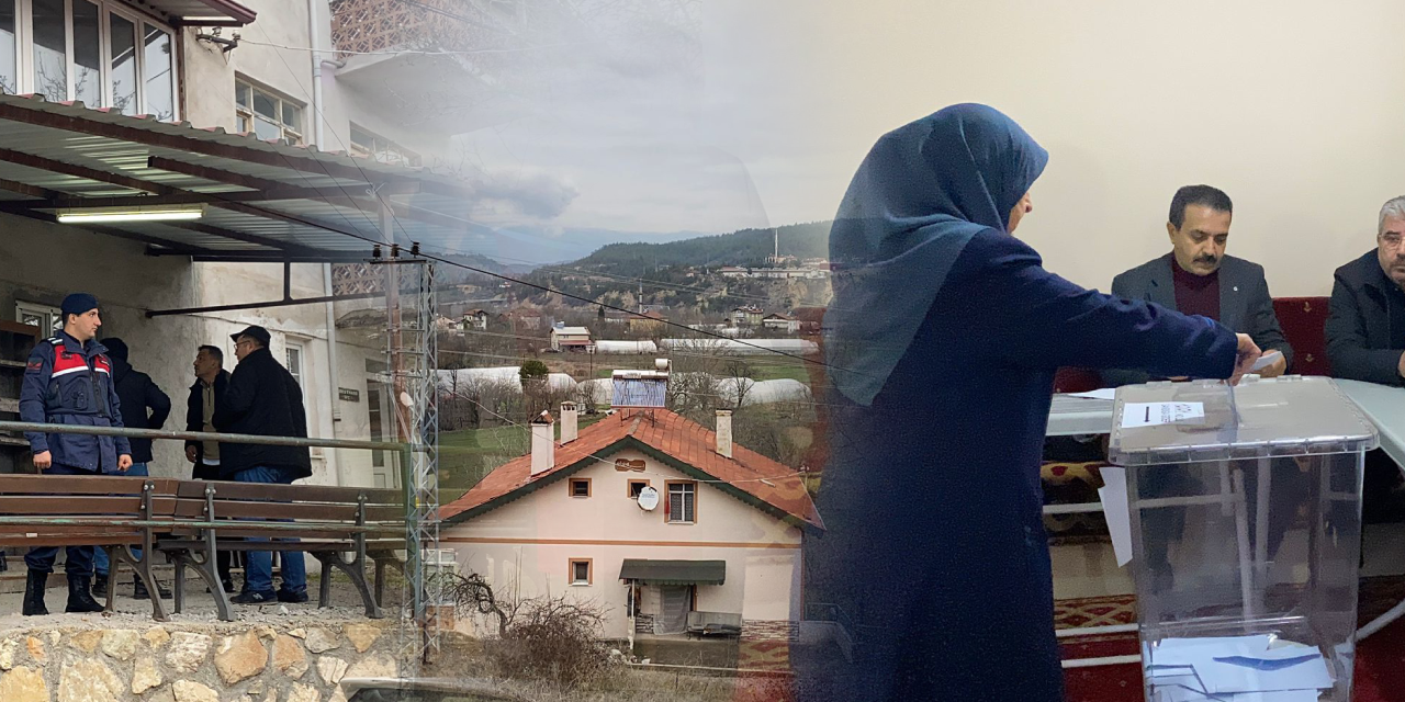 Köy referandumla ayrıldı: Muhtar seçmek için sandığa gitti