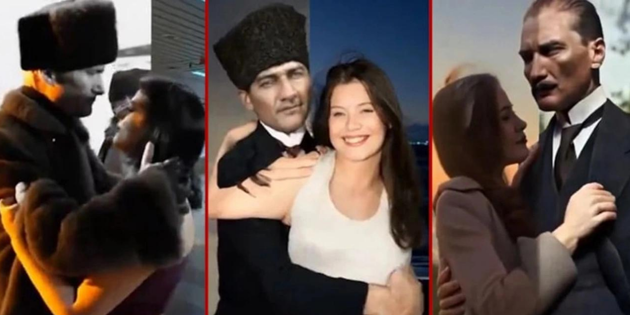 Yapay zeka ile Atatürk'le sarılma videoları şok etkisi yarattı!