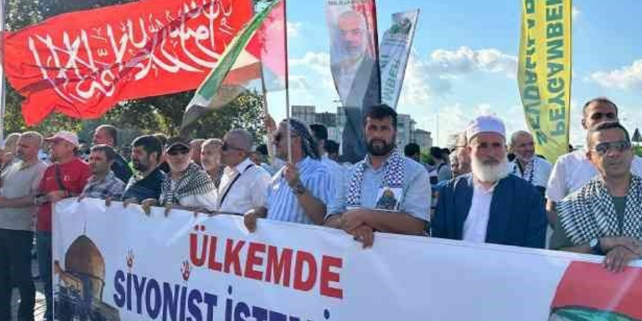 Hizbullahçı örgütler Hamas için sokağa çıktı