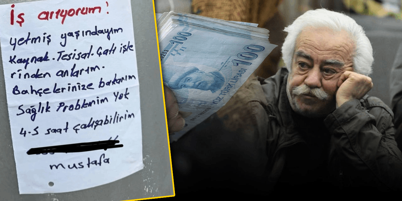İşte Türkiye gerçeği! 70 yaşındaki vatandaş: İş arıyorum