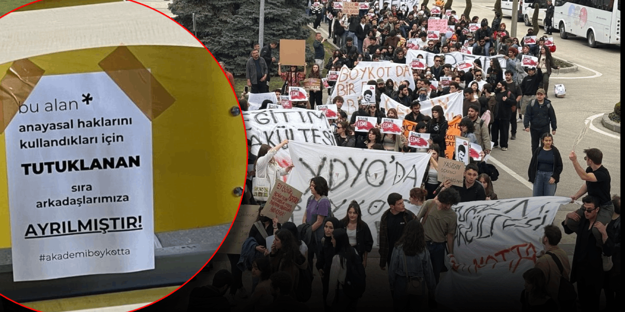 Üniversite öğrencileri boykotta: Sıraları tutuklu arkadaşlarına ayırdılar