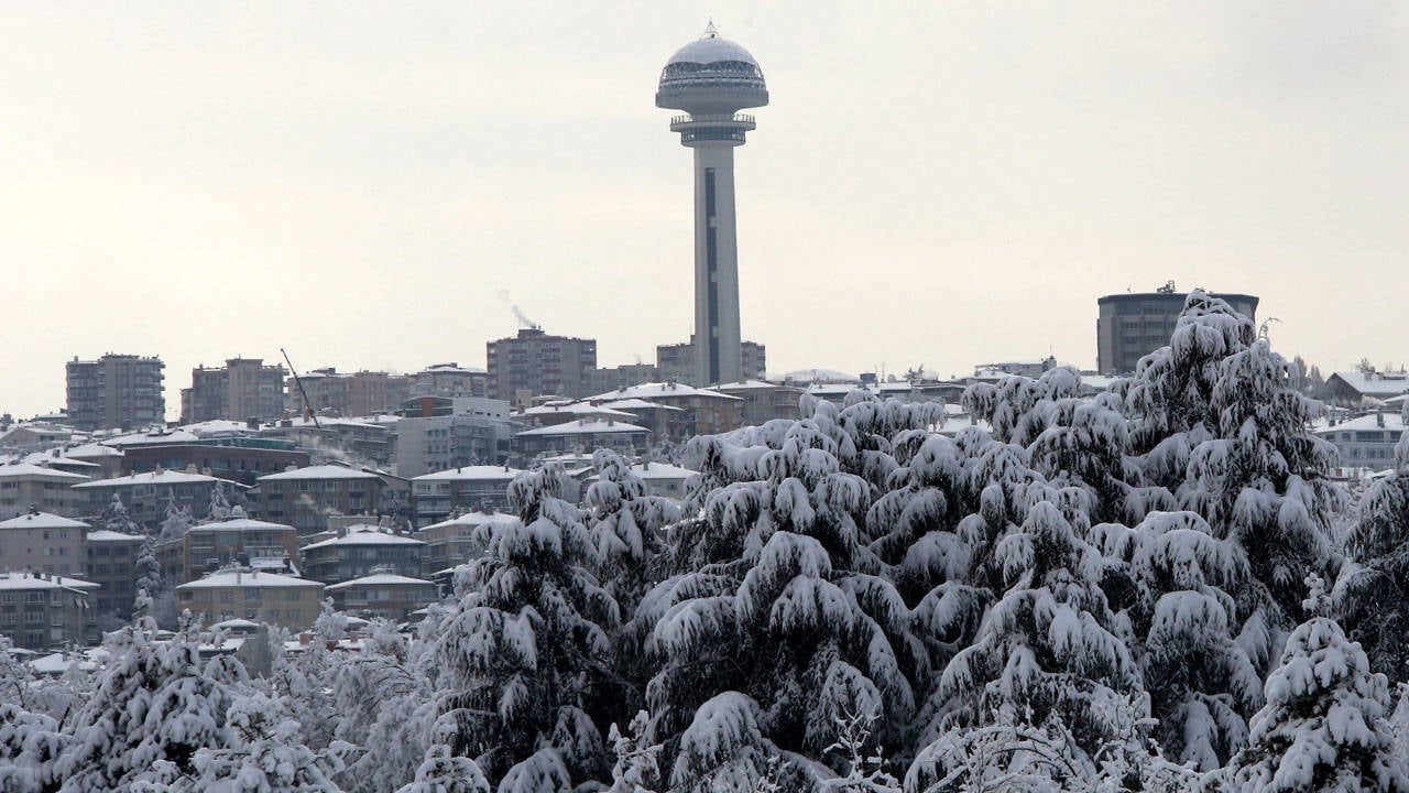 Ankara'ya kar ve fırtına uyarısı