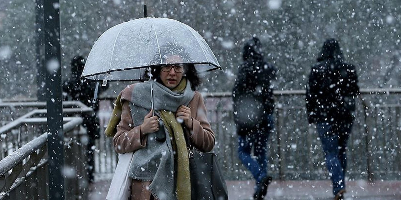 Meteoroloji'den 25 il için sarı kodlu uyarı: Kar ve sağanak geliyor