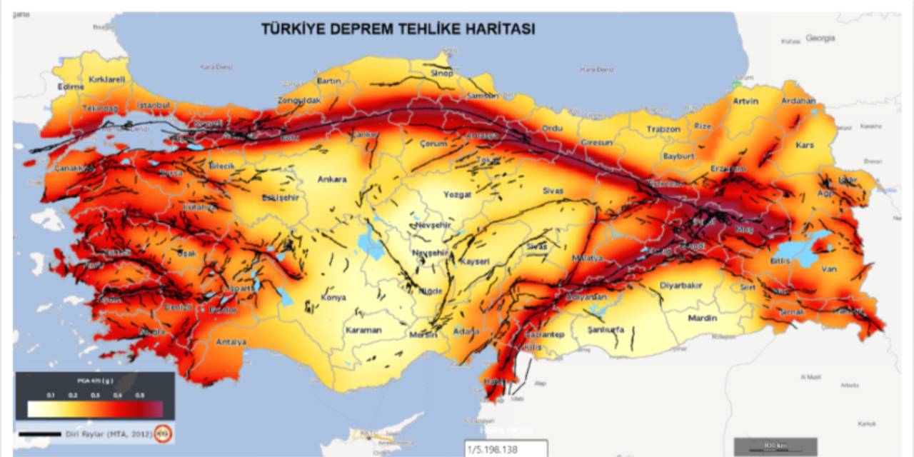 AFAD, Türkiye Deprem Tehlike Haritası'nı yayınladı: Sokağınızın durumunu artık öğrenebilirsiniz
