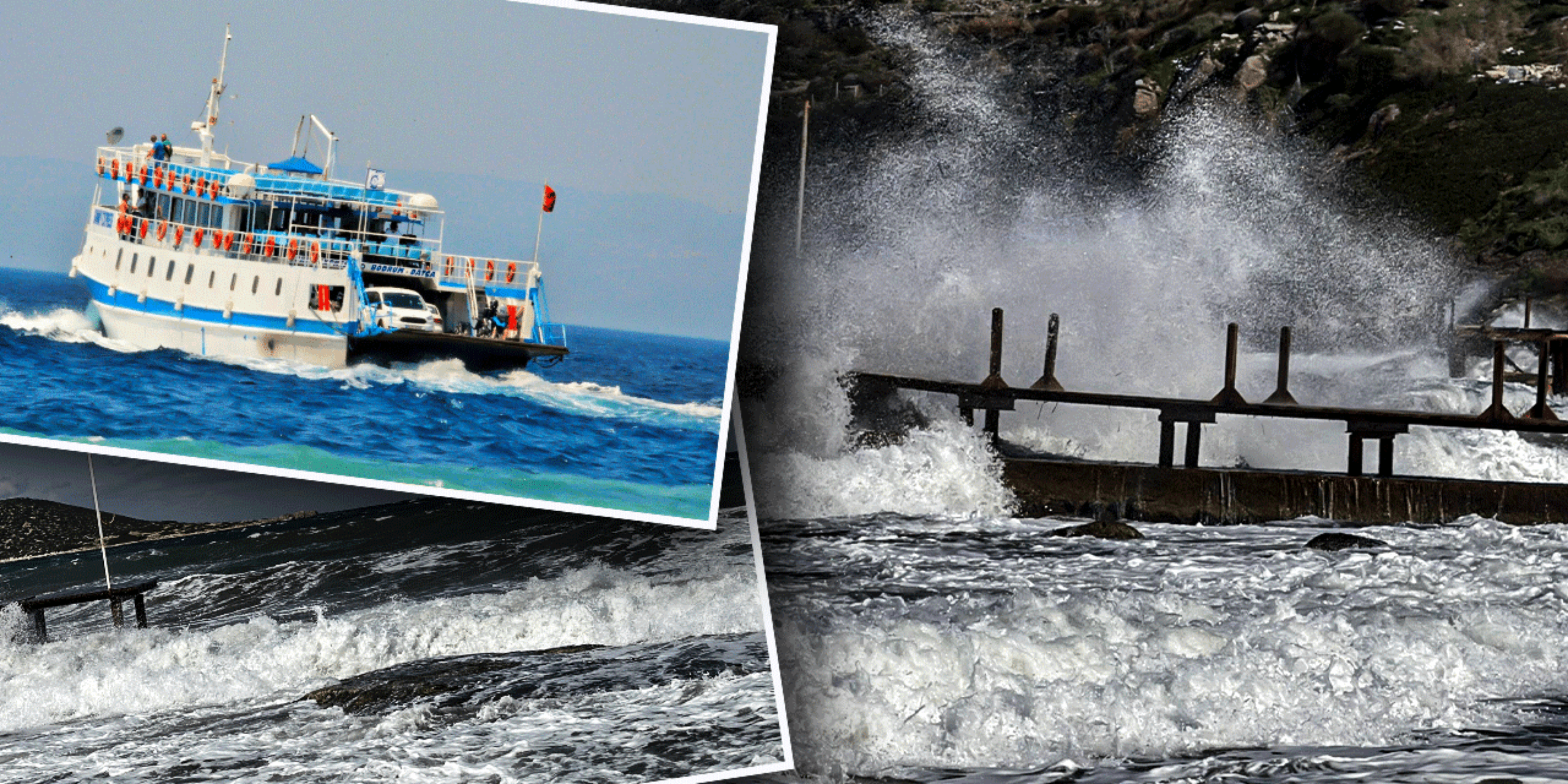 Çanakkale'de feribot seferleri iptal edildi