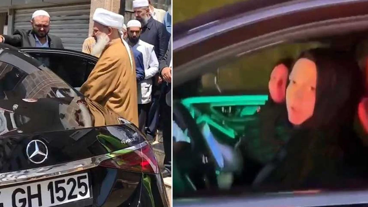 Emniyet şeridinde çakarlı araç skandalı: Menzil tarikatına ait olduğu ortaya çıktı