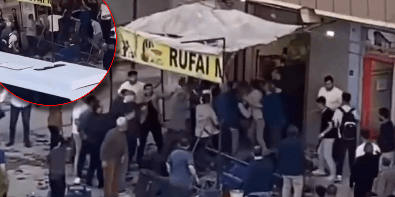 Şanlıurfa'da ortalık karıştı: Sopalı, tekmeli ve yumruklu kavga kamerada