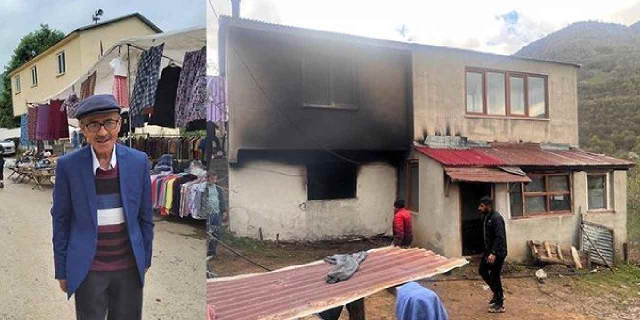Giresun'da acı olay: Yalnız yaşadığı evde çıkan yangında öldü