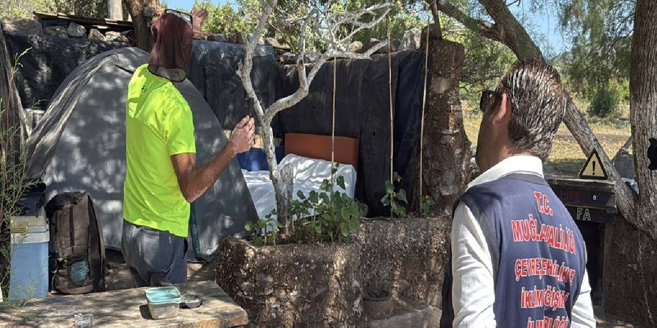 Doğal SİT alanına kaçak yapı inşa etti: "Kamp yapıyordum" dedi