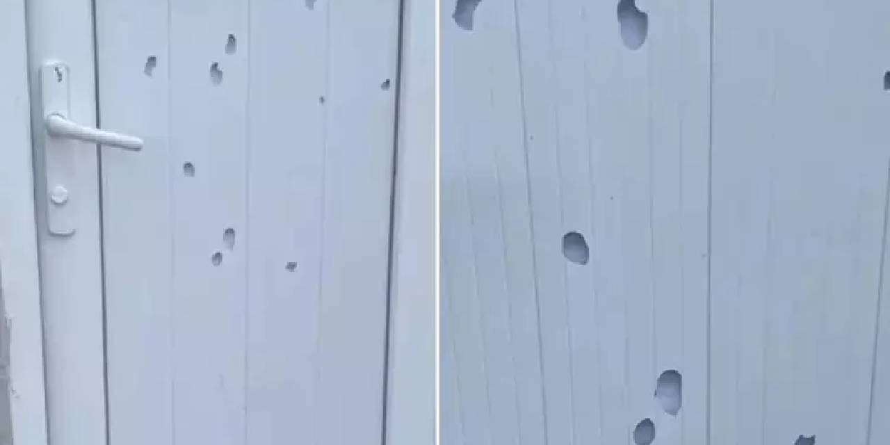 Diyarbakır'da dolu kırdı geçirdi: Bağ evinin kapısı delindi