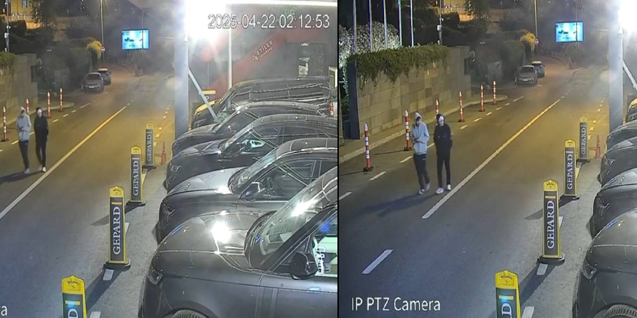 Haraç için oto galeriyi kurşunladılar: O anlar kamerada