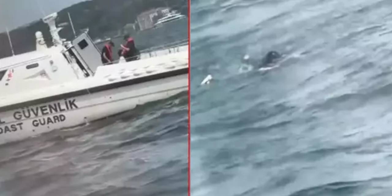 İstanbul Boğazı'nda denize düşen 10 yaşındaki kız kurtarıldı: O anlar böyle görüntülendi