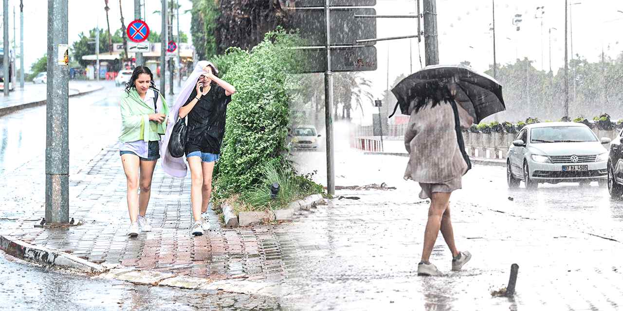 Meteoroloji uyardı: Sağanak ve rüzgar kapıda