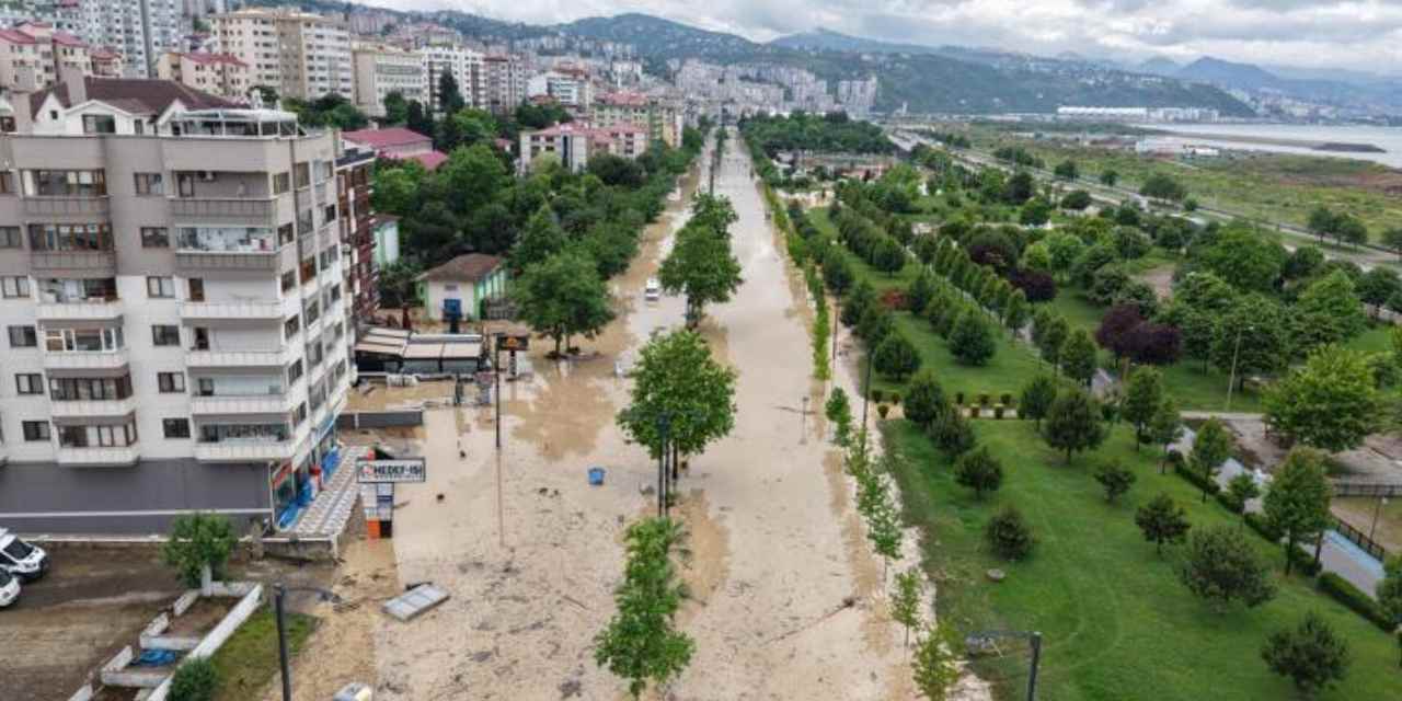 Trabzon'da sel felaketi: 1 kişi kayıp