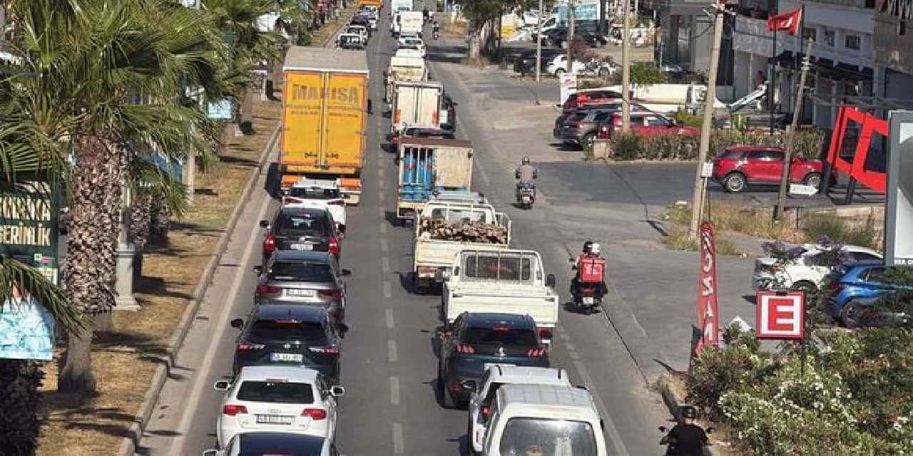 Bodrum'da Kurban Bayramı yoğunluğu: 1 günde 50 bin araç giriş yaptı