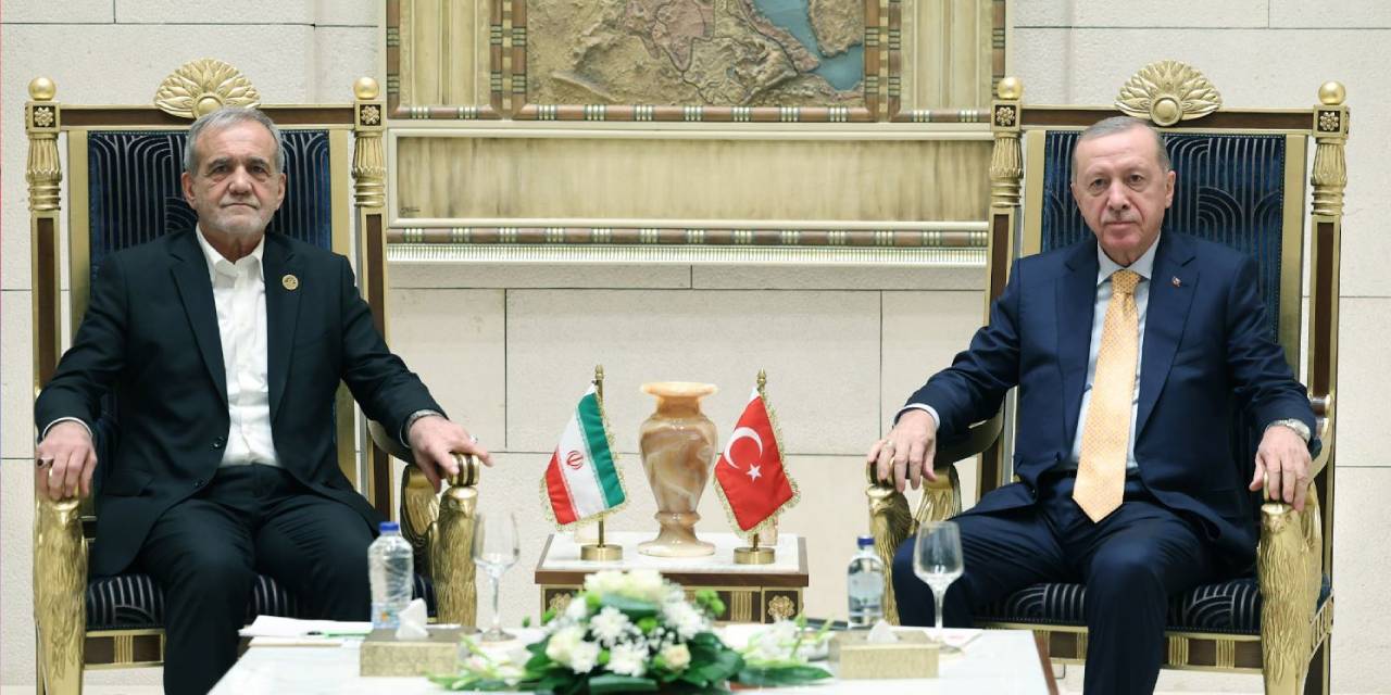 Erdoğan, İran Cumhurbaşkanı Pezeşkiyan ile görüştü