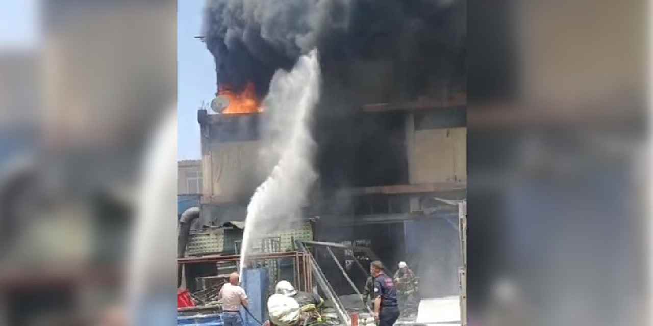 Üretim atölyesinde patlama: Yaralılar var